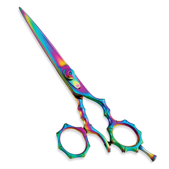 Professional Hair Cutting Scissor with razor edge. Multicolor Coating