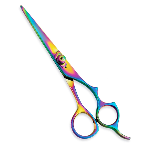 Professional Hair Cutting Scissor with razor edge. Multicolor Coating