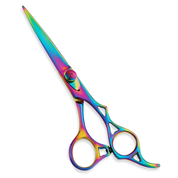 Professional Hair Cutting Scissor with razor edge. Multicolor Coating