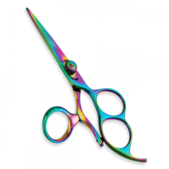 Professional Hair Cutting Scissor with razor edge. Multicolor Coating