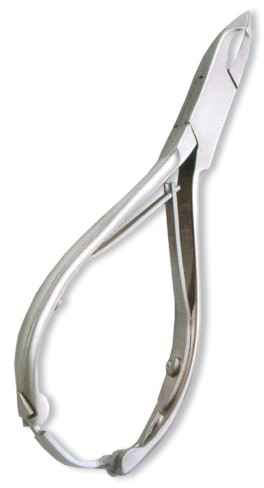 Cuticle Nipper, Double Spring w/lock. Mirror Finish.