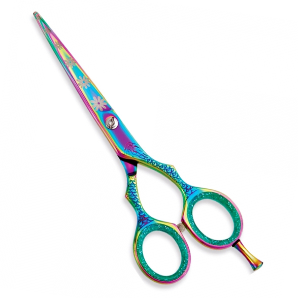 Professional Hair Cutting Scissor with razor edge. Multicolor Coating