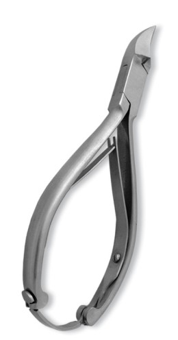 Nail Cutter, Double Spring w/lock. Mirror RMInish.