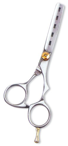 Professional Thinning Scissor. One Blade Teeth and One Blade Razor. Mirror Finish.