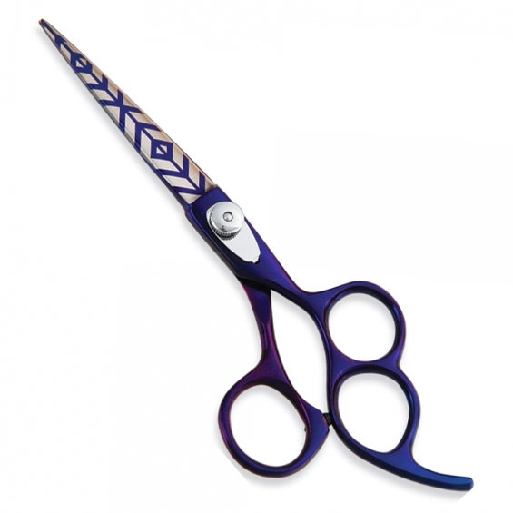 Professional Hair Cutting Scissor with razor edge. Multicolor Coating