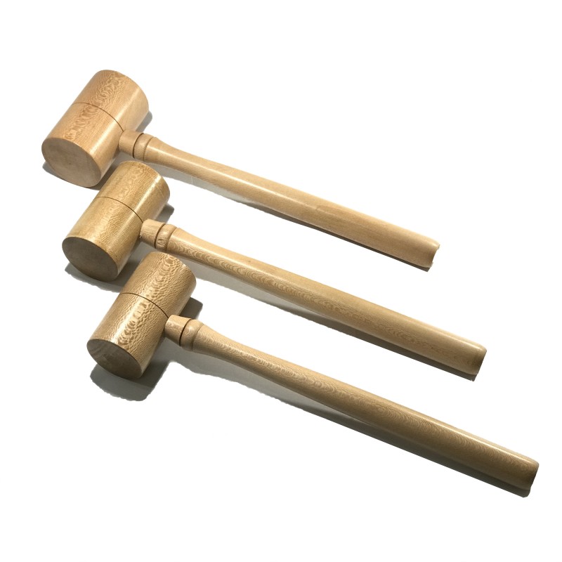 WOODEN MALLETS, SET OF 3